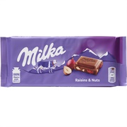 Milka Grape and Nut