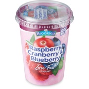 Raspberry Cranberry Blueberry Yoghurt