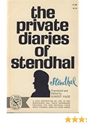 The Private Diaires of Stendhal (Stendhal)