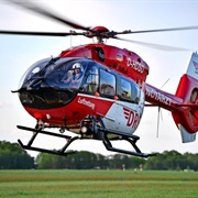 Watch Takeoff and Landing of a Rescue Helicopter