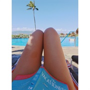 You Spend a Majority of Your Vacation Time Reading, and That Includes Your Honeymoon.