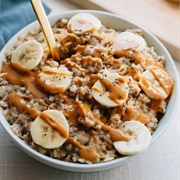 Peanut Butter Banana Oatmeal
