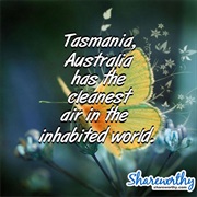 Tasmania Has the Worlds Cleanest Air