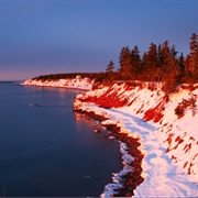 Winter Beach Walk in PEI