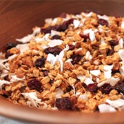Coconut Cranberry Granola