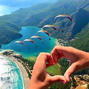 Paraglide Over Turkey's Blue Lagoon in Oludeniz