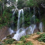 El Nicho Waterfalls