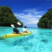 Kayaking Palau