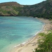Snorkeling in Hanauma Bay, Hawaii, USA