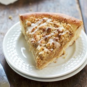 Deep Dish Cinnamon Streusel Dessert Pizza