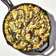 One-Pot Baked Pasta With Sausage and Broccoli Rabe