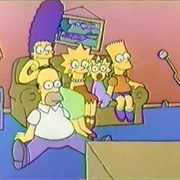 Homer Squeezed off Couch