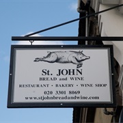 Dine at St. John's Bread & Wine.