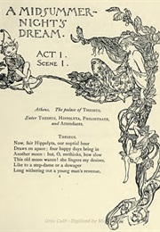 A Midsummer's Night Dream (Shakespeare)