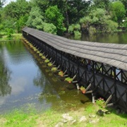 Wooden Bridge in Kolárovo
