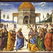 Pietro Perugino: Delivery of the Keys (1481-1482) Sistine Chapel, Vatican City