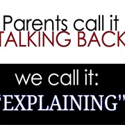 Talked Back to Your Parents