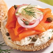 Montreal Bagels With Lox