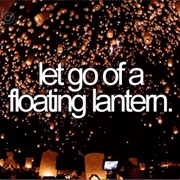 Let Go of a Floating Lantern