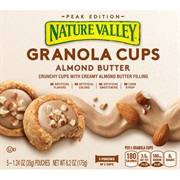 Almond Nut Butter Granola Cups