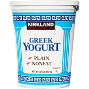 Kirkland Plain Non-Fat Greek Yogurt