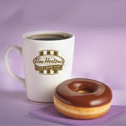 Tim Horton's Chocolate Doughnuts