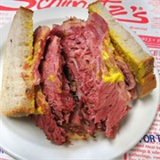 Montreal Smoked Meat Sandwich