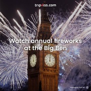 Watch Annual Fireworks at Big Ben