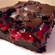 Chocolate Raspberry Brownies