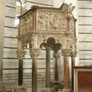 Nicola Pisano: Pulpit, Pisa Baptistry (1255-1260) Pisa, Italy