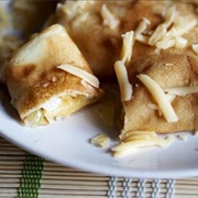 Pancakes With Onion and Mushrooms