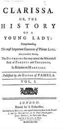 Clarissa, or the History of a Young Lady