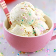 Cake Batter Frozen Yogurt