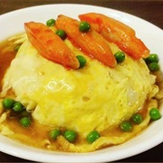 Creamy Crustacean Omelette