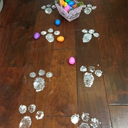 Make Bunny Footprints
