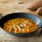 Sweet Potato Thai Massaman Soup