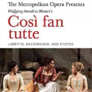 Mozart:Cosi Fan Tutte