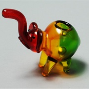 Glass Pipe Elephant