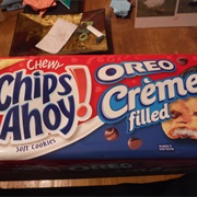 Chips Ahoy Oreo Creme Filled