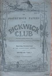 The Posthumous Papers of the Pickwick Club