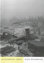 An Elemental Thing (Eliot Weinberger)