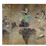 Panels for La Goulue's Booth at the Foire Du Trone, Paris - Henri Toulouse-Lautrec