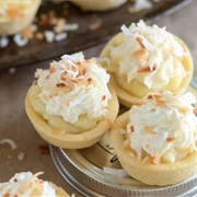 Coconut Cream Pie Cookie Cups