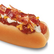 Bacon Wrapped Hot Dog