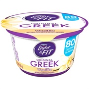 Dannon Vanilla Greek Yogurt Light &amp; Fit