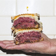 Pastrami Reuben Sandwich From Herschel's