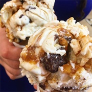 Salted Caramel Pretzel Ice Cream From Bassett's