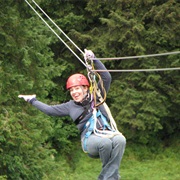 Zipline in Ketchikan, Alaska