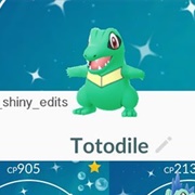 Shiny Totodile