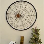 Make Giant Spider Webs Using Hula Hoops
